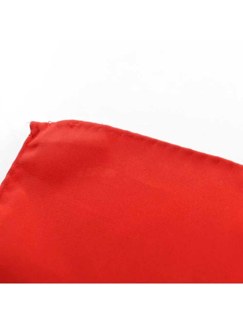 Chanel Scarf CC Logo Red Silk